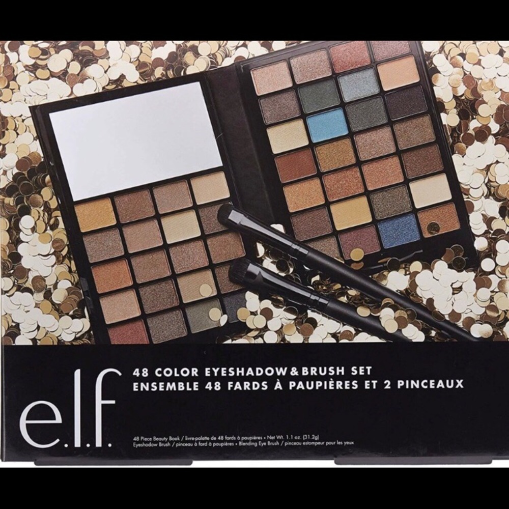 ELF 48 Colors EyeShadow and Brush Set